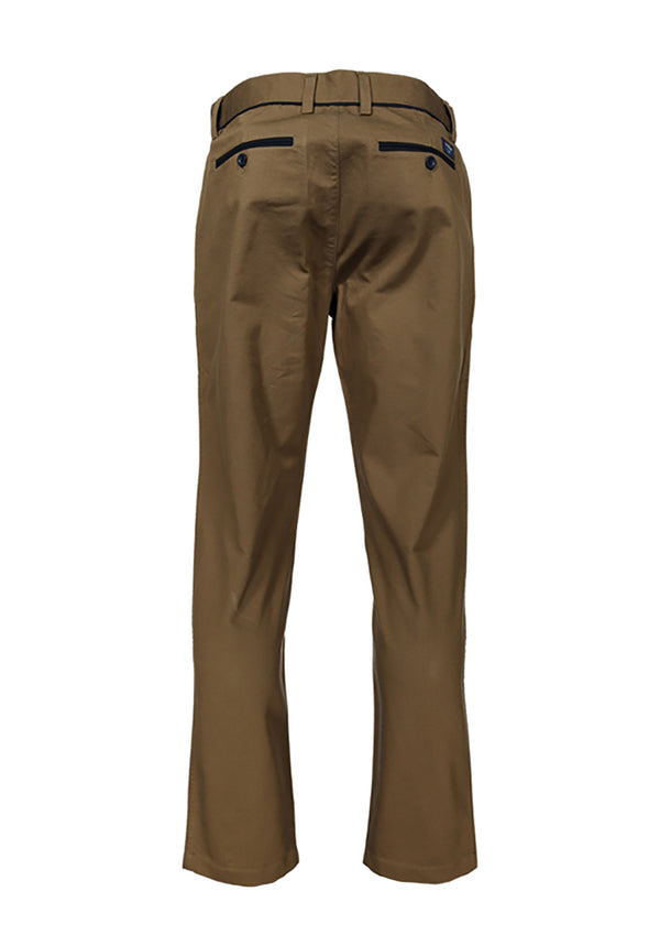 PANTALON CHINO EN TOILE COUPE REGULAR