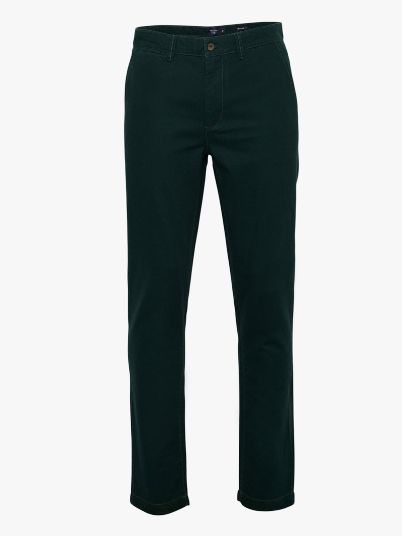 Pantalon chino coupe classique vert