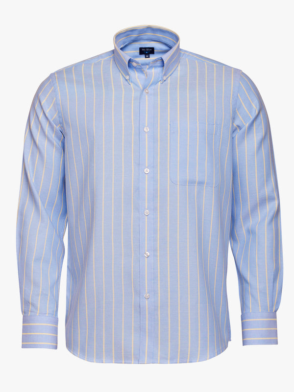 Chemise bleue Oxford coupe classique