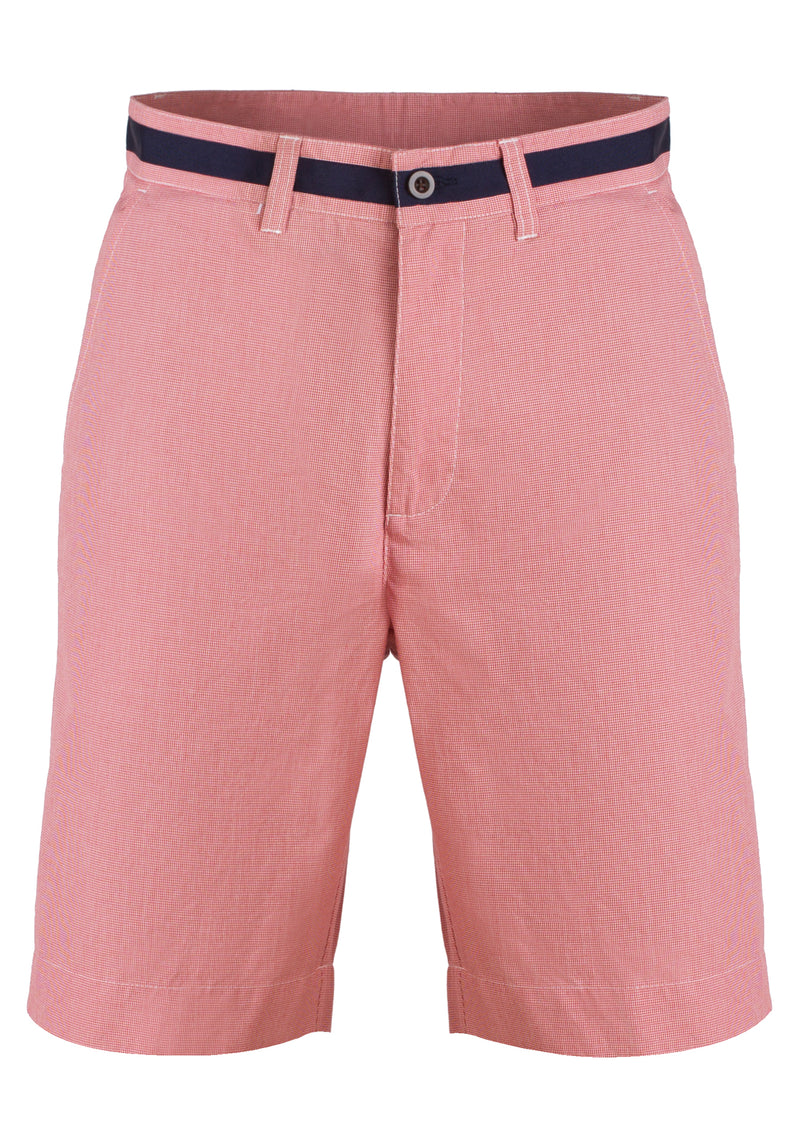 Classic Bermuda shorts with thin stripes and waistband detail