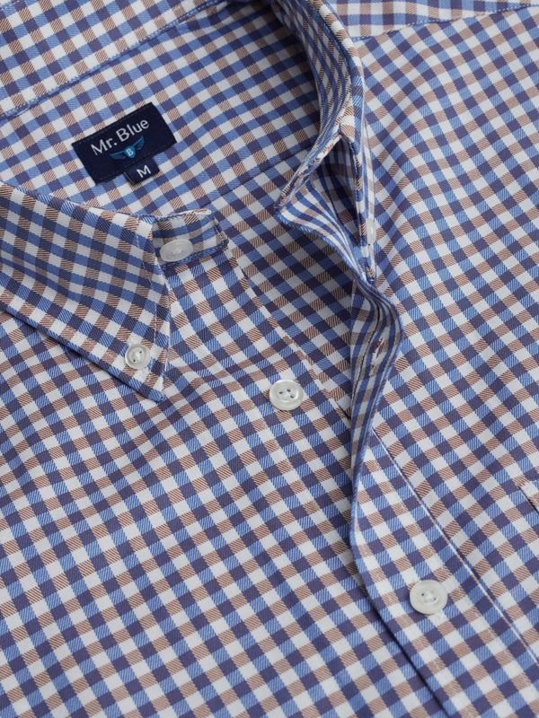 Twill Blue Regular Fit Shirt