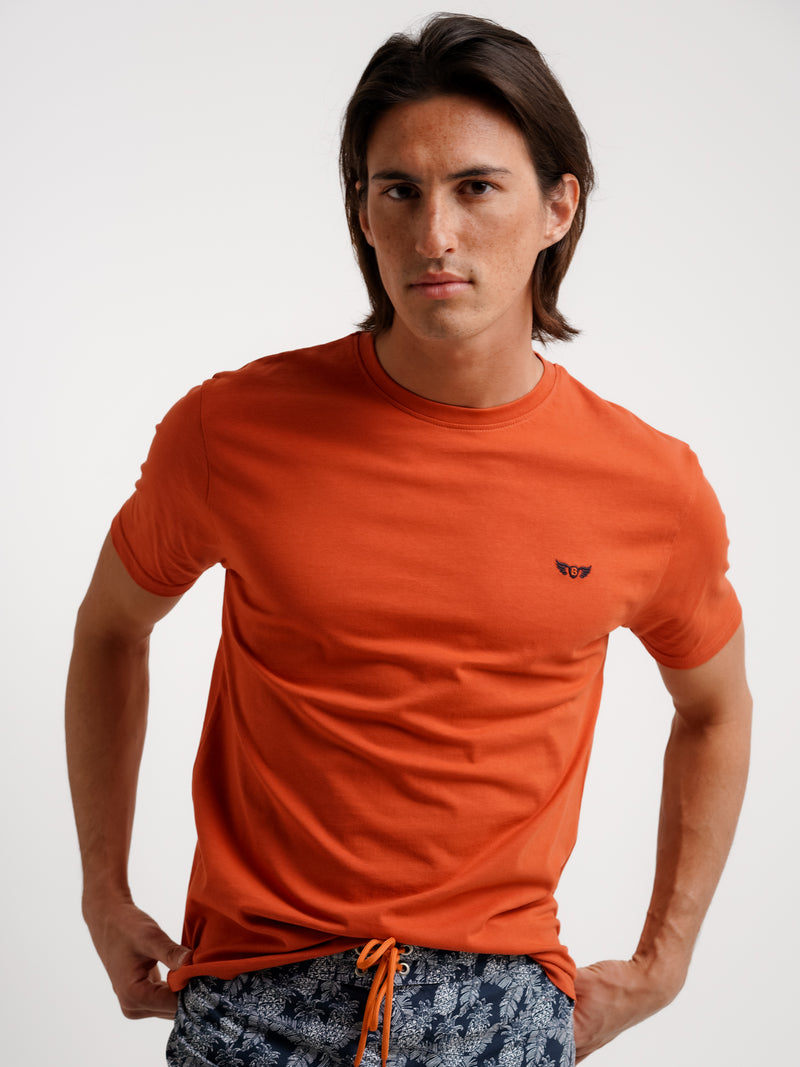 100% red cotton t-shirt
