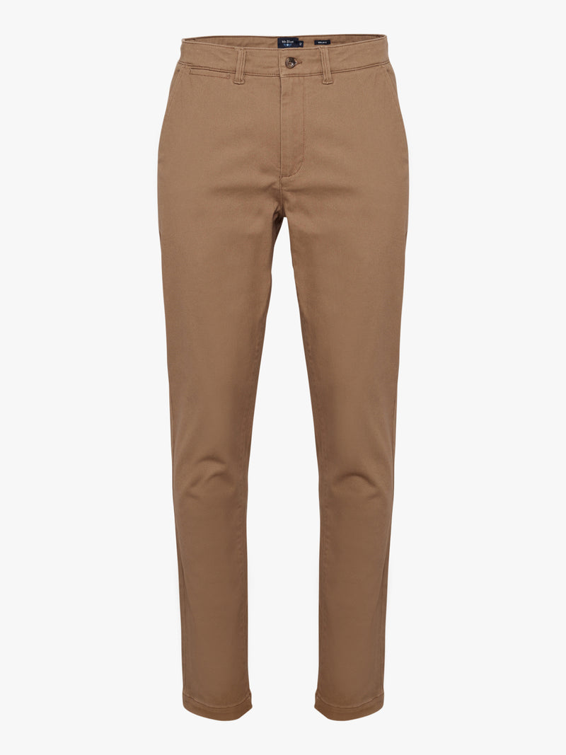 Regular Fit Camel Chinos