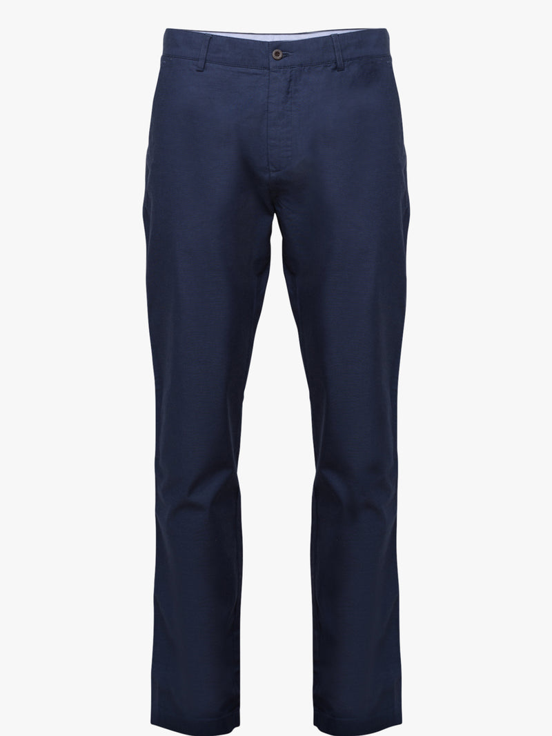 Pantalones chinos lisos azul oscuro
