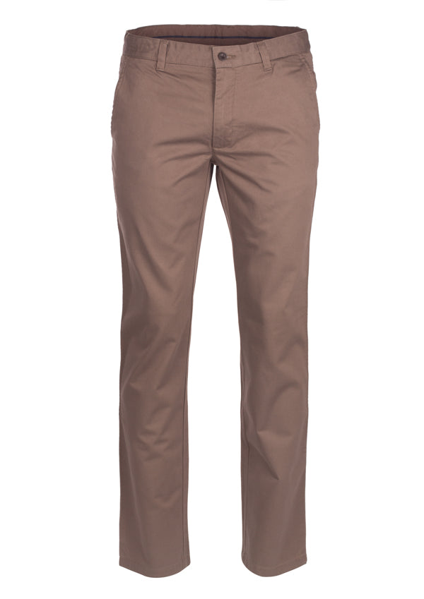 Pantalon chino marron foncé