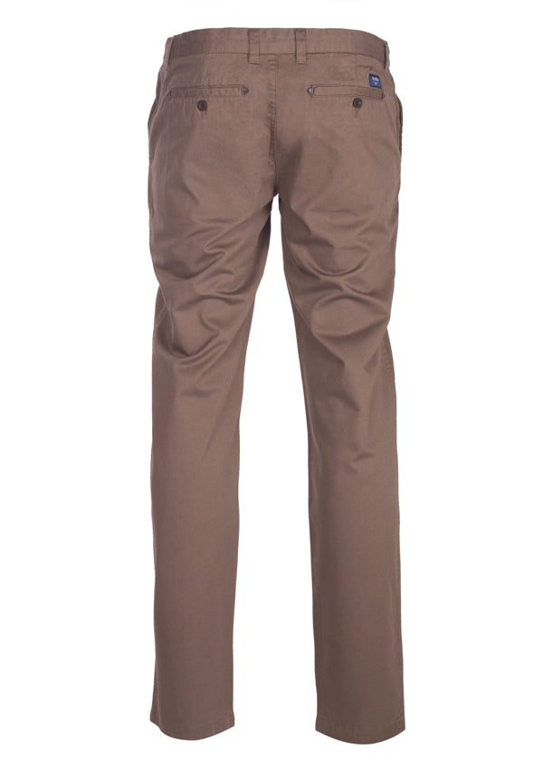 Pantalon chino marron foncé