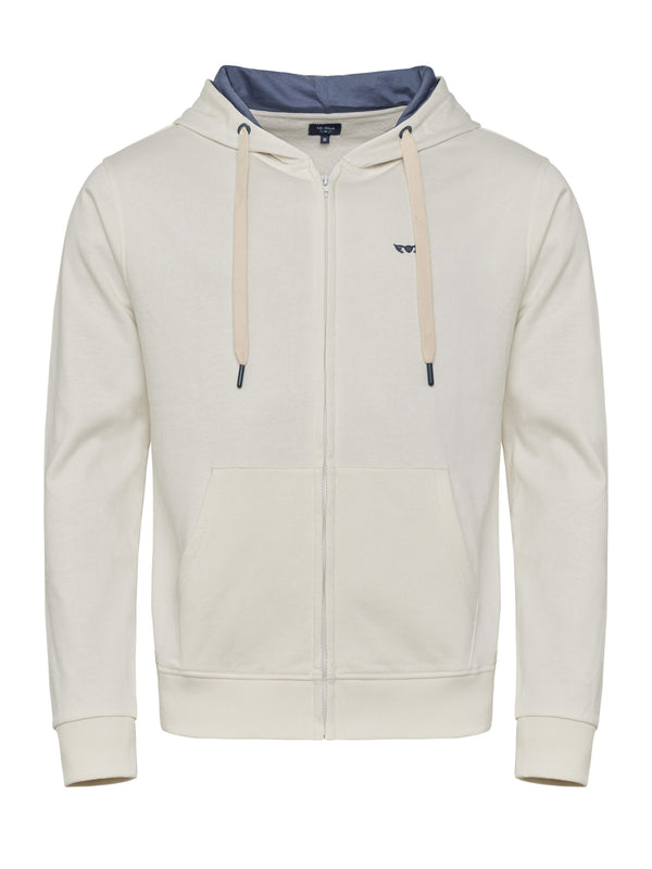 Sweat à capuche brut avec logo