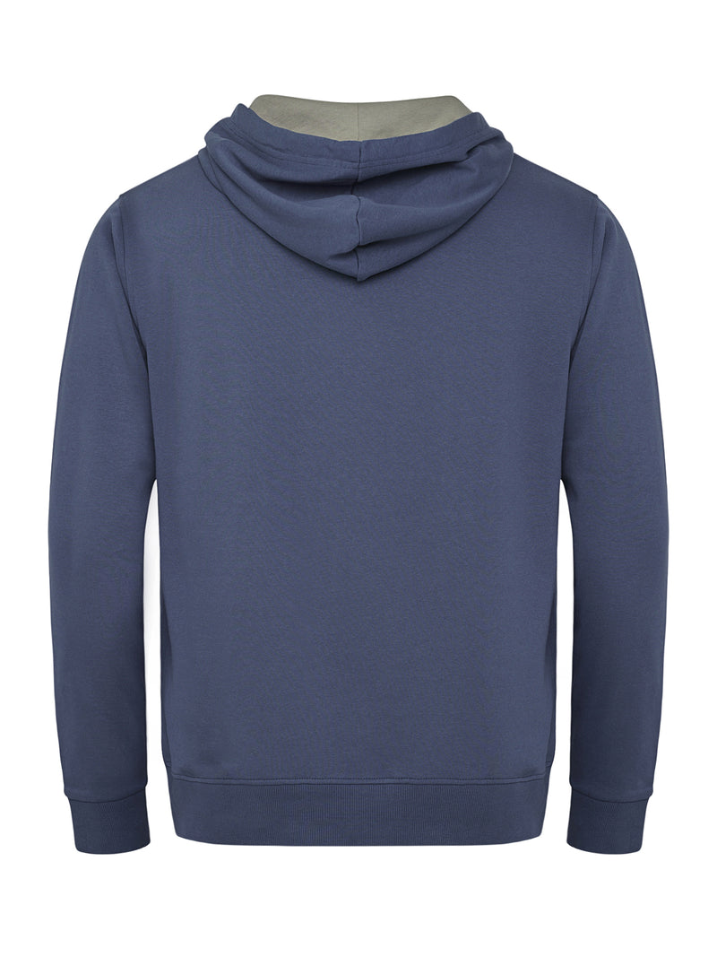 Hoodie Azul Com Logo