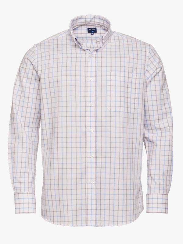 White Regular Fit Oxford Shirt