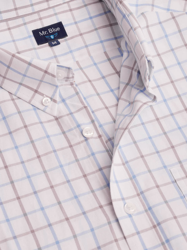 White Regular Fit Oxford Shirt