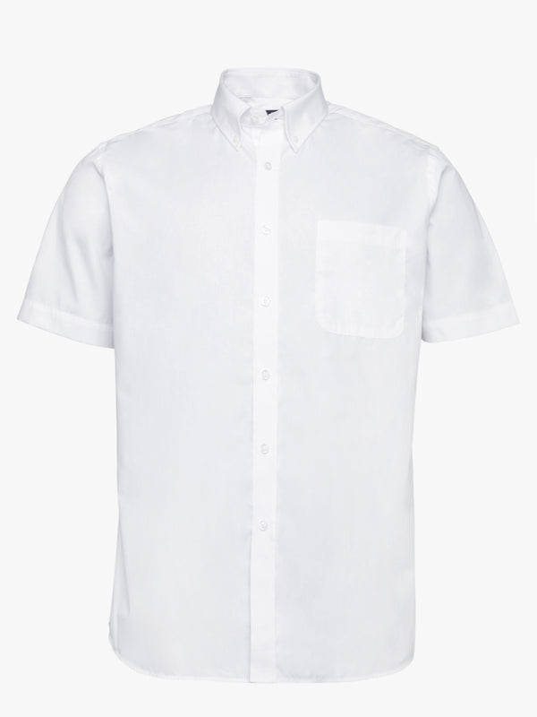 Camisa algodão manga curta branco.