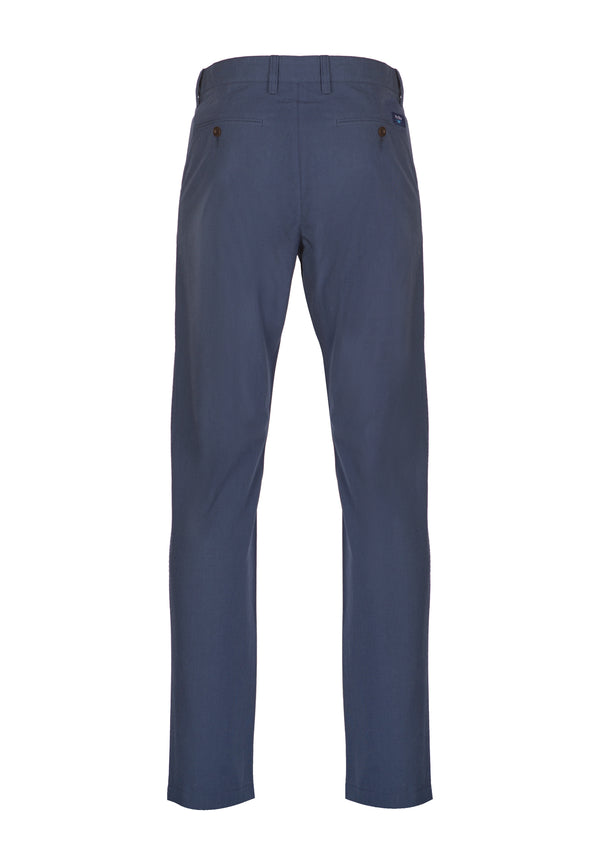 Pantalon chino slim bleu foncé