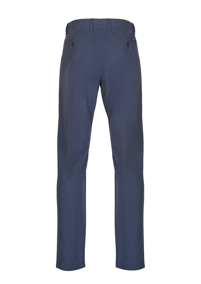 Pantalon chino slim bleu foncé