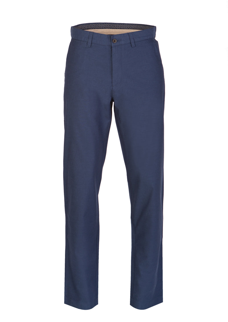 Dark Blue Plain Chinos Pants