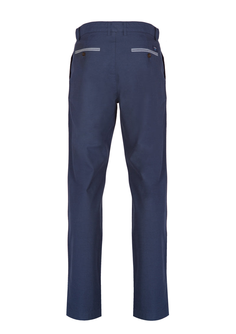 Dark Blue Plain Chinos Pants