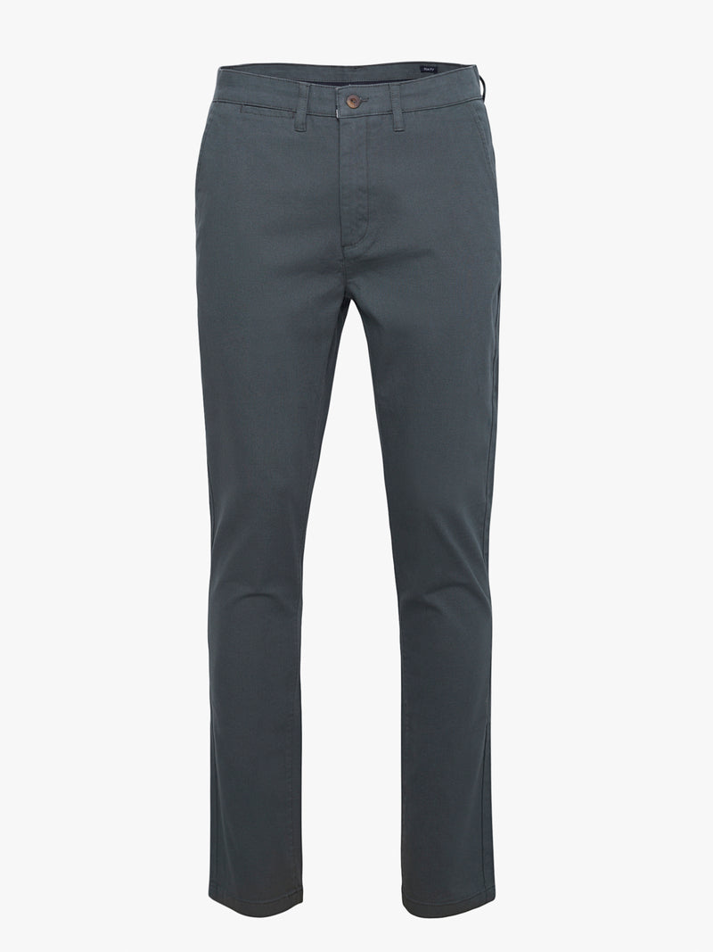 Pantalon Chino Dobby Vert Coupe Slim