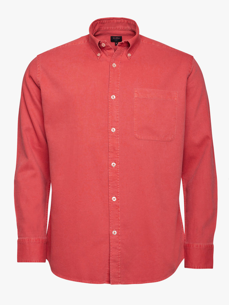 Pink Structured Regular Fit Shirt
