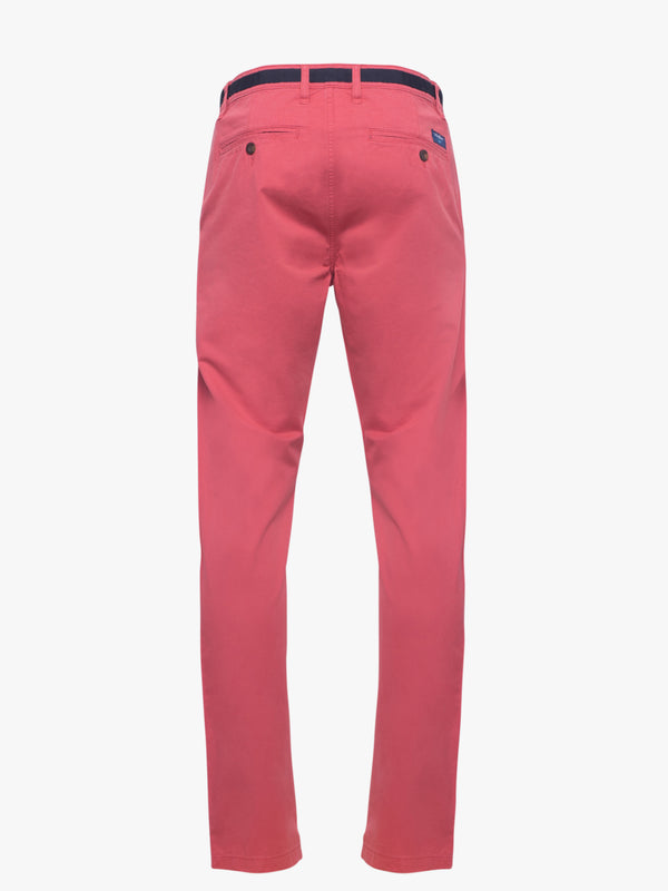 Pantalon chino rouge foncé