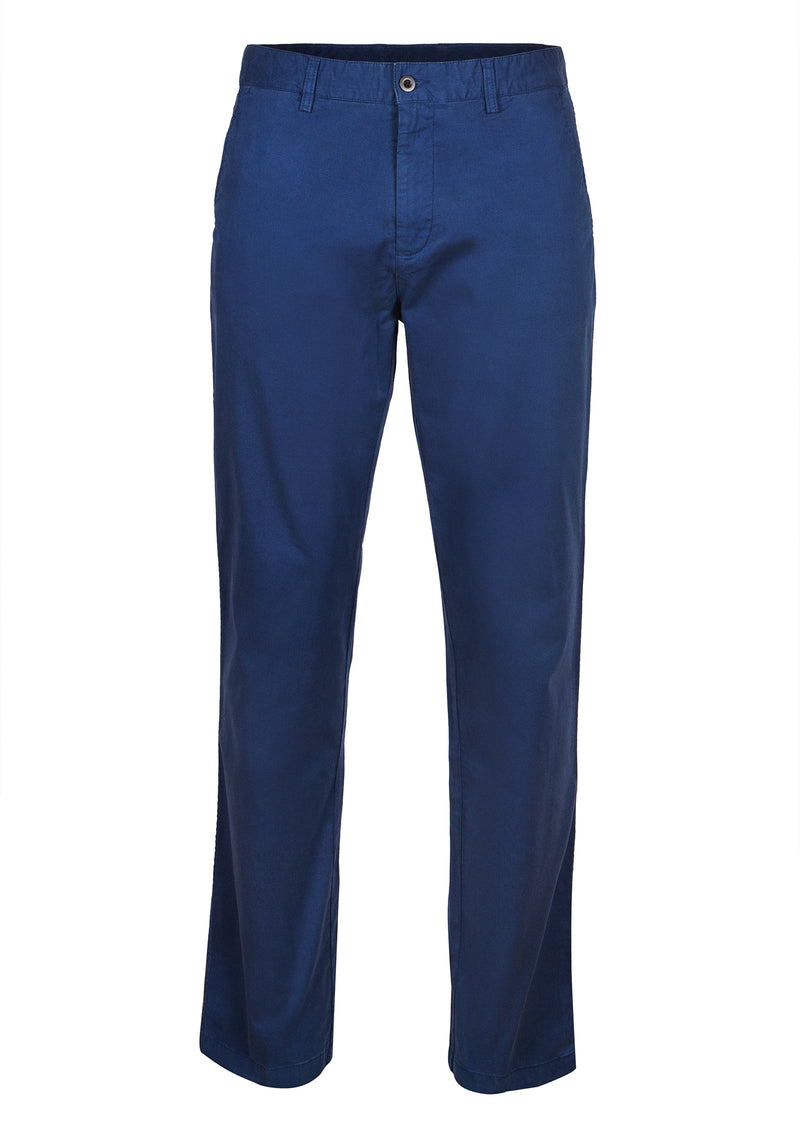 Pantalon chino bleu fort