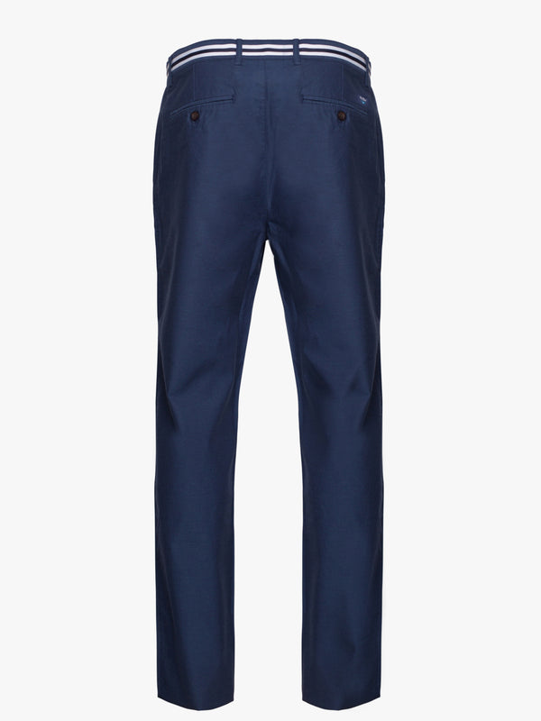 Pantalon chino bleu foncé 100% coton