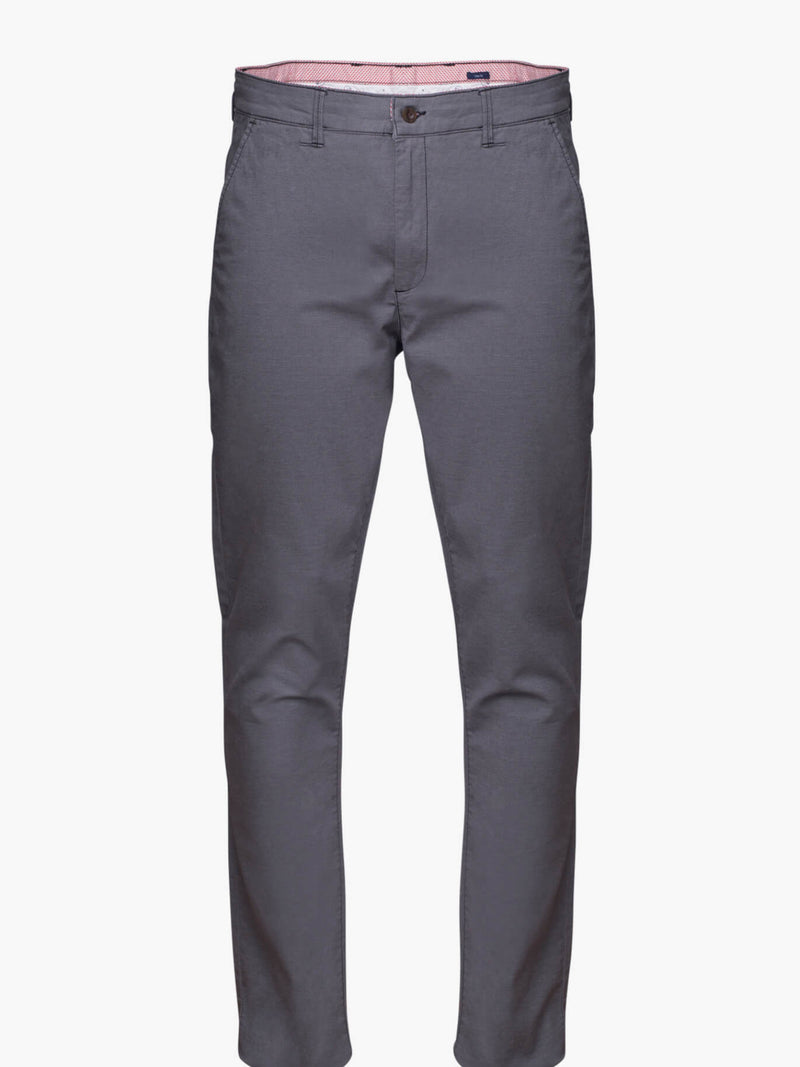 Pantalón chino slim fit gris