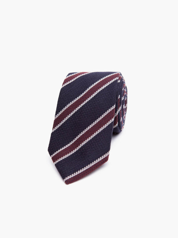 Tie Wool thick stripes