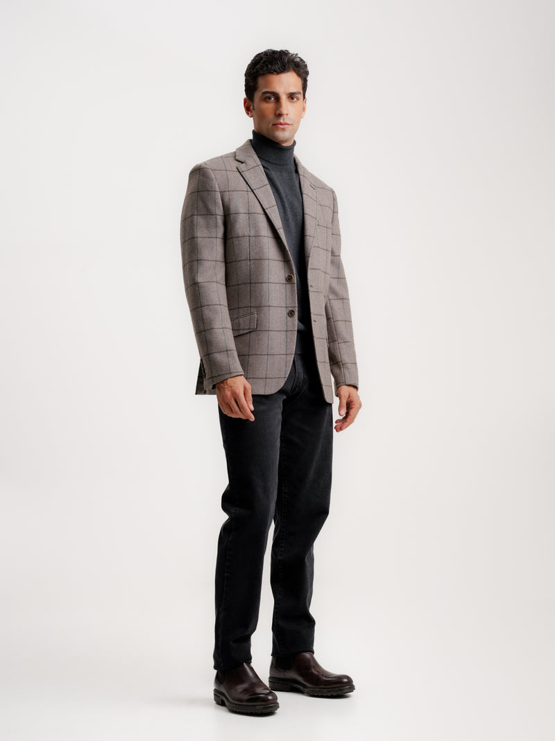 Brown Wool Blazer