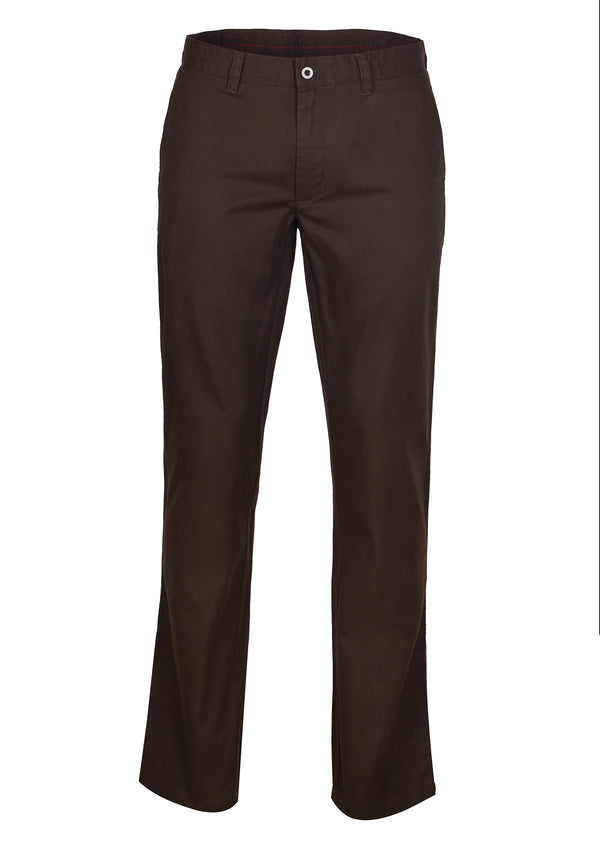 Pantalon chino marron