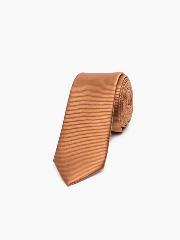 Thin plain tie