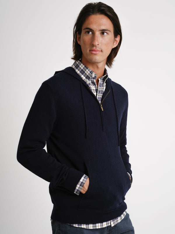 Blue Thick Wool Pullover