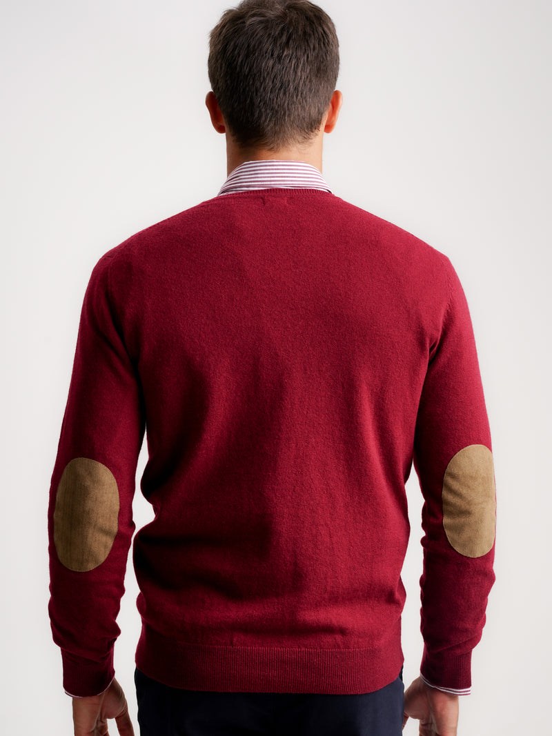 Burgundy Thick Wool Pullover