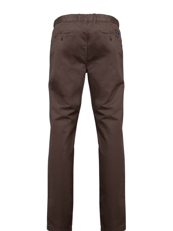 Pantalon chino structuré uni