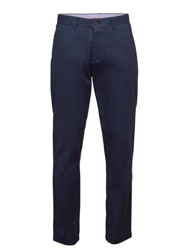 Pantalon chino structuré uni