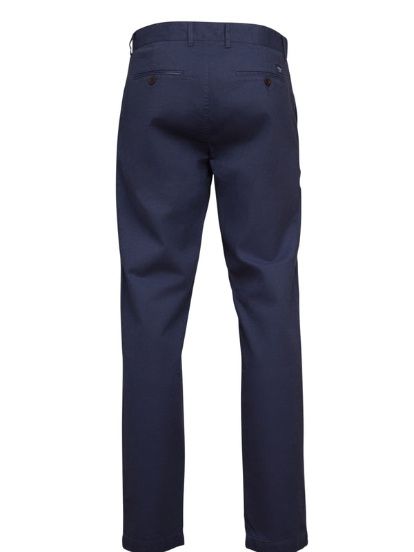 Pantalon chino structuré uni