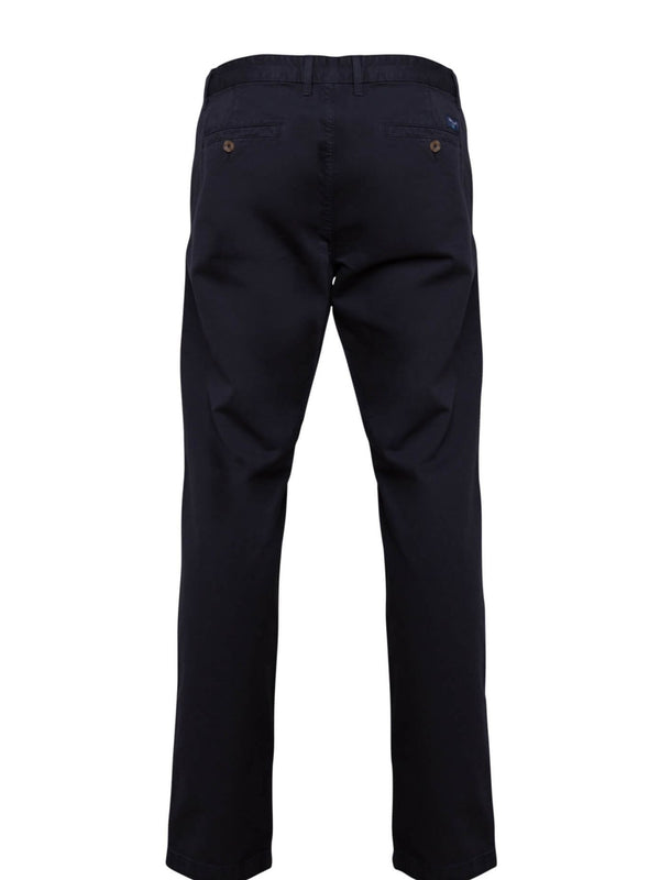 Pantalon chino structuré uni