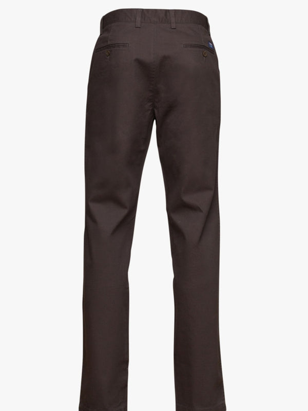 Pantalon chino structuré uni