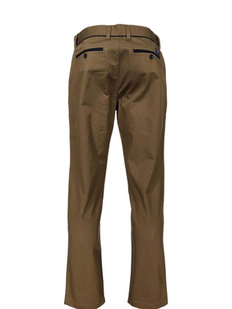 Plain structured Chino pants