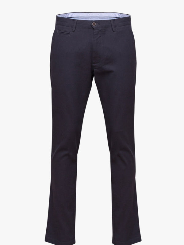 Pantalon chino structuré coupe slim