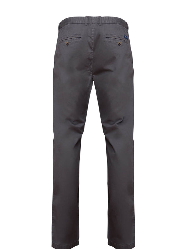 Pantalon Chino En Sergé Uni