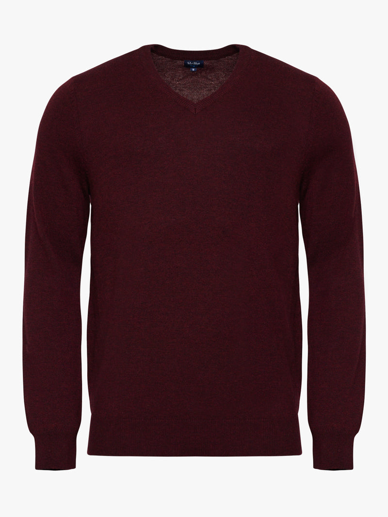 Burgundy Thick Wool Pullover