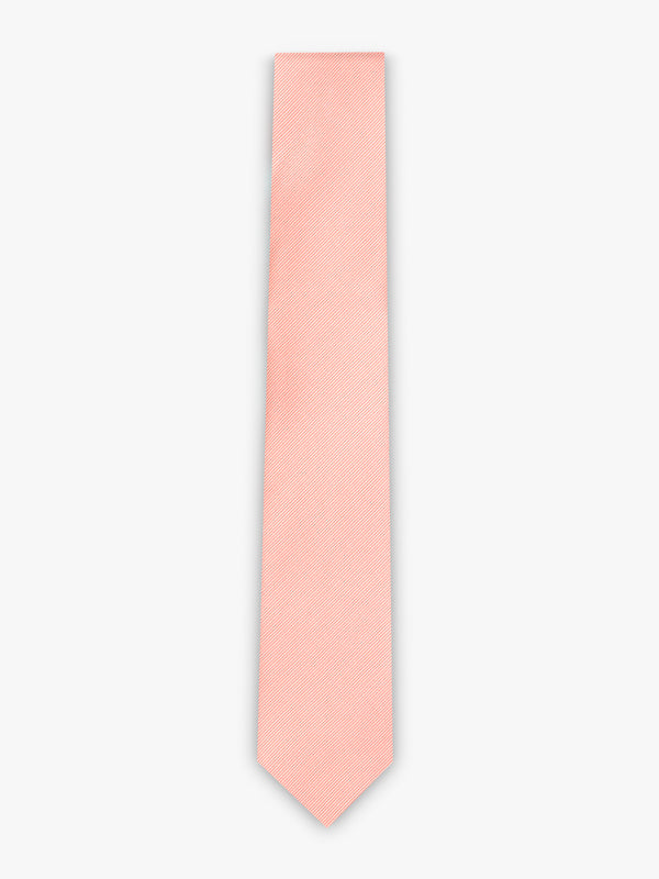 Corbata de poliéster rosa