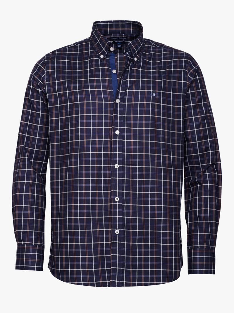 Regular Fit Blue Twill Shirt