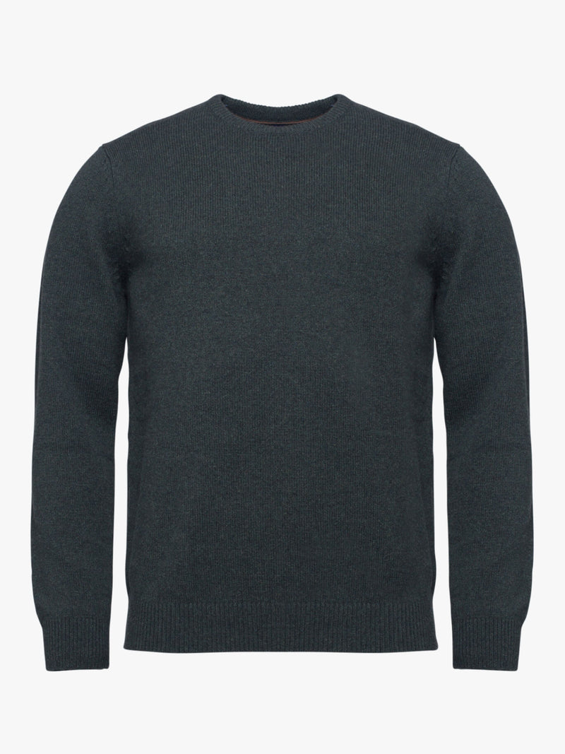 Moss green wool sweater