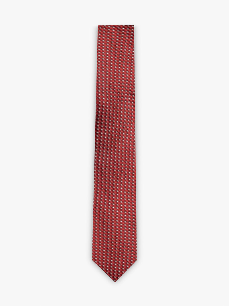 Corbata roja de poliéster