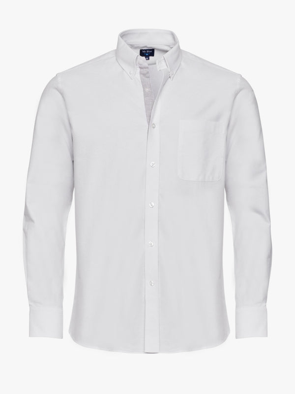Camisa Regular Fit Oxford Branca