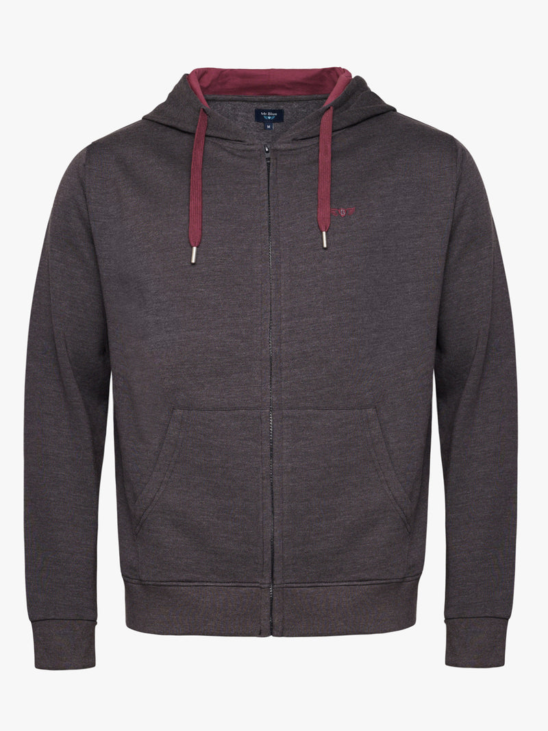 Grey Hoodie With Logo