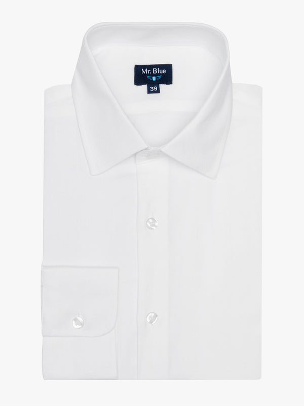 Chemise Oxford coupe classique blanche