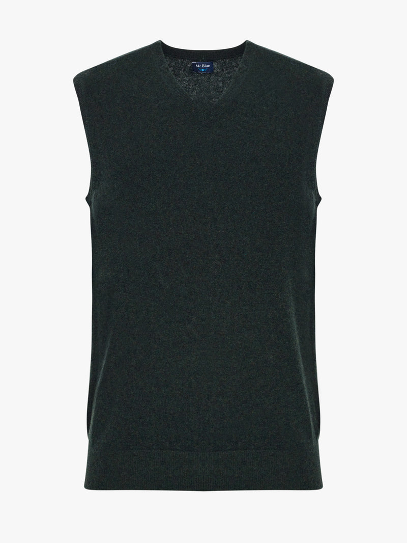 Green Thick Wool Vest