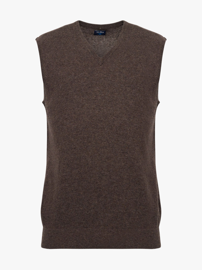 Grey Thick Wool Vest