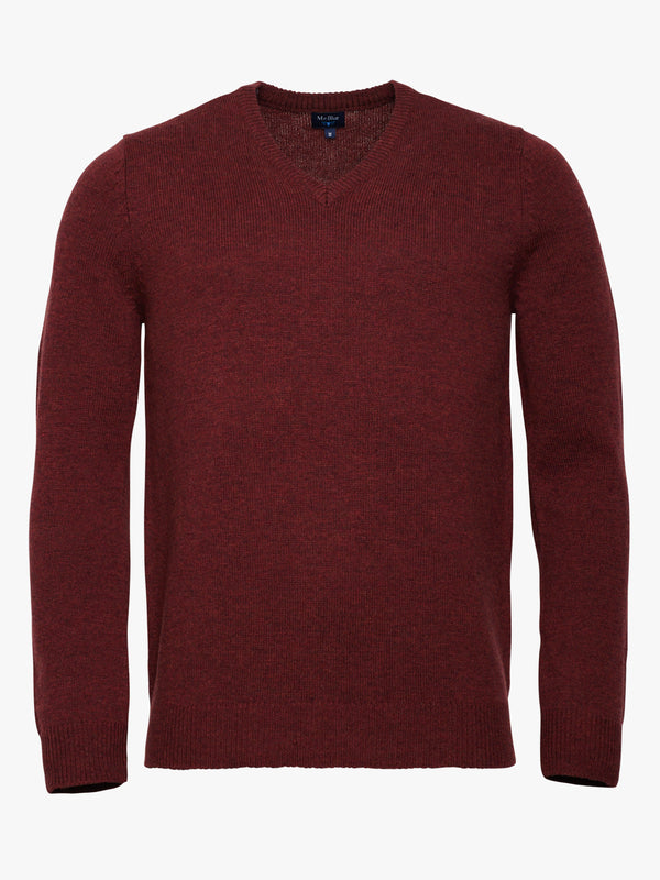 Red Thick Wool Pullover